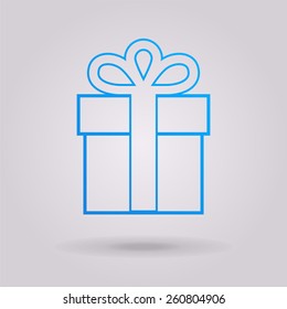 Gift box icon.