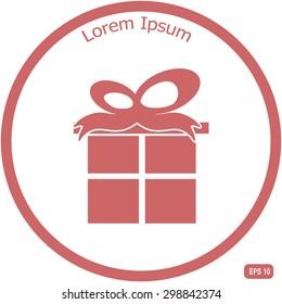 Gift box icon