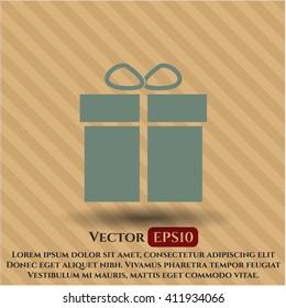 Gift box icon