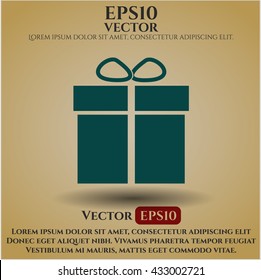 Gift box icon