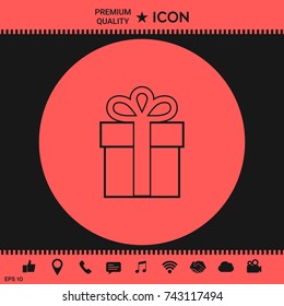 Gift box icon.