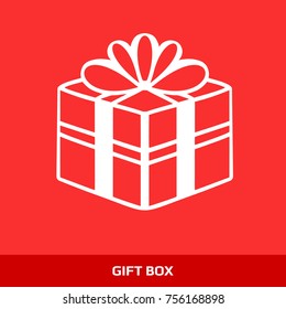 Gift box icon