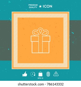 Gift box icon.