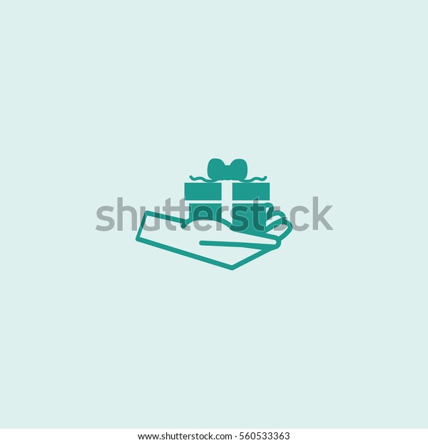 Gift Box Icon Stock Vector (Royalty Free) 560533363