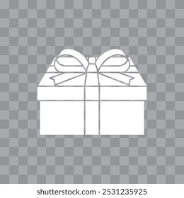 Icono de caja de regalo. Icono de regalo de cumpleaños. Ilustración vectorial de ícono que se puede utilizar para App o Sitios web.