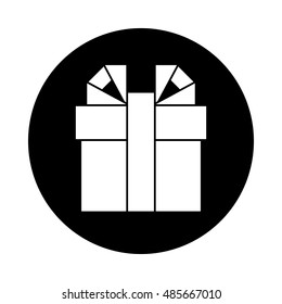 box circle icon long shadow flat のベクター画像素材 ロイヤリティ