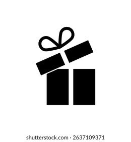 Gift box icon. Gift boxes with ribbon icon.