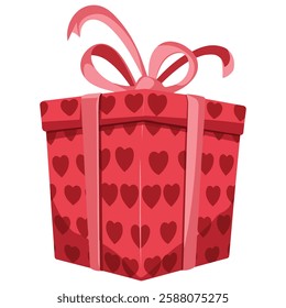 Gift Box Icon Cartoon Vector Illustration