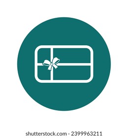 Geschenkbox-Ikone Weihnachtsgeschenk Vektorgrafik