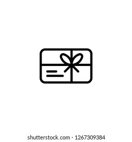 Gift box icon. Christmas sign