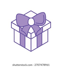 Geschenkbox Symbol sauber und moderne Vektorgrafik