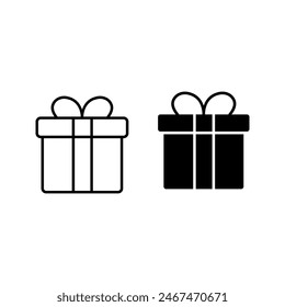 gift box icon color editable