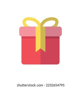 gift box icon of color style design vector template