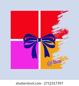 Gift box icon. Colorful gift boxes for the holidays. Abstract Gift Box Collection, Logo Set, Vector Design, Icon, Symbol