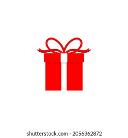 Icono de cuadro de regalo plantilla de ilustración vector aislado
