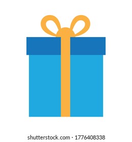 Gift box icon design isolated on white background