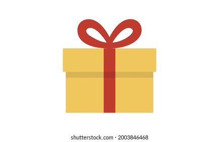 Gift box icon design present symbol isolated on vector image