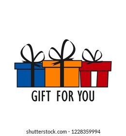 Gift Box icon Design template. vector eps 10