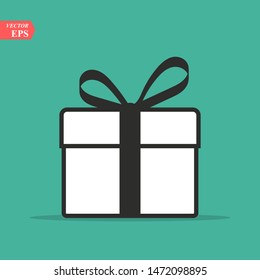 Gift Box icon design template. Trendy style, vector eps 10