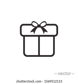 Gift Box icon design template. Trendy style, vector eps 10