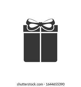 Gift box icon design template vector isolated