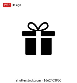 Gift Box icon design template. vector