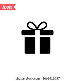 Gift Box icon design template. vector