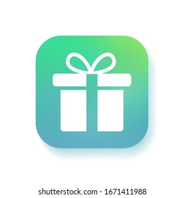 Gift Box icon design template. vector