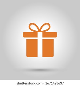 Gift Box icon design template. vector