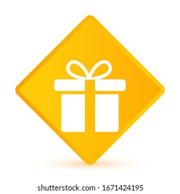 Gift Box icon design template. vector