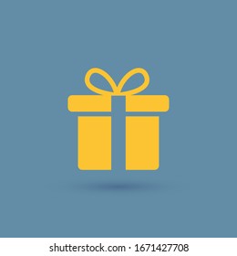 Gift Box icon design template. vector