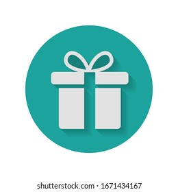 Gift Box icon design template. vector