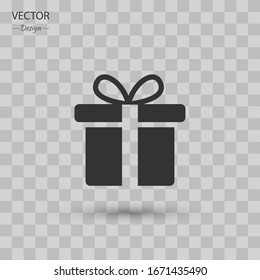 Gift Box icon design template. vector