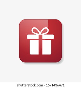 Geschenkbox-Symboldesign-Vorlage.Vektorillustration