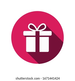 Gift Box icon design template. vector