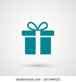 Gift Box icon design template. vector