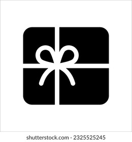 Gift Box icon design template. Trendy style, vector on white background. EPS 10