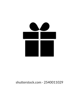 Imagen de Vector de Plantilla de diseño de icono de caja de regalo.