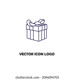 Weihnachtsgeschenk-Vektorsymbol