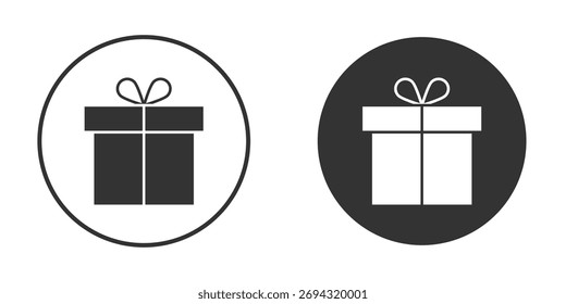 Gift box icon doodle vectors, vector illustration