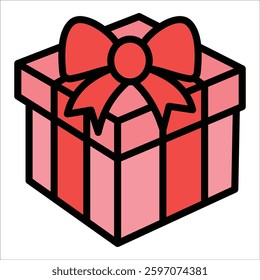 Gift Box Icon Element For Design