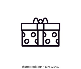 gift, box, icon. Element of web for mobile concept and web apps illustration. Icon for website design and development, app development. Vector - Vector 