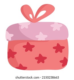 Diseño plano de iconos de caja de regalo. presente, fiesta de liquido, cumpleaños, celebrar. 4.º sorpresa