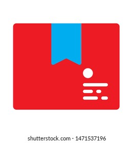 gift box icon. flat illustration of gift box- vector icon. gift box sign symbol