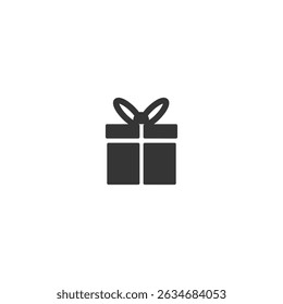Gift Box Icon flat vector design