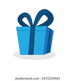 Gift box icon. Gifts and presents for holiday celebration and special sales offer. birthday celebration, special give away pack Isolated birthday or anniversary box with wrapping paper and ribbon bow.