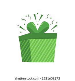 Gift box icon. Gifts and presents for holiday celebration and special sales offer. birthday celebration, special give away pack Isolated birthday or anniversary box with wrapping paper and ribbon bow.