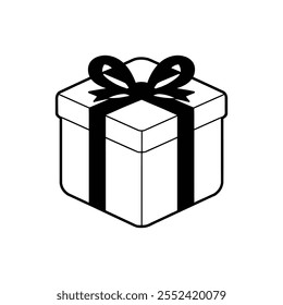 Gift box icon and illustration