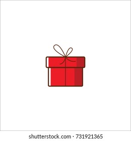 Gift Box Icon Illustration