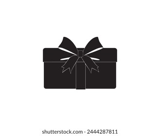 Gift box icon isolated on white background. Gift box vector icon.